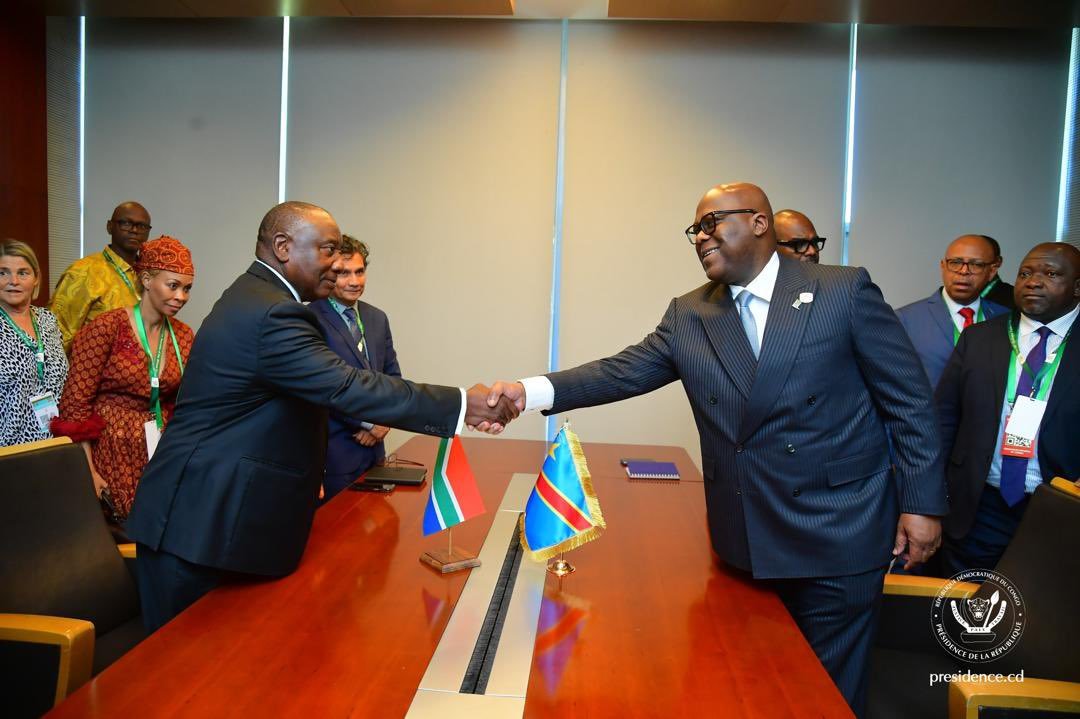RDC–Afrique du Sud : tête-à-tête stratégique entre Félix Tshisekedi et Cyril Ramaphosa