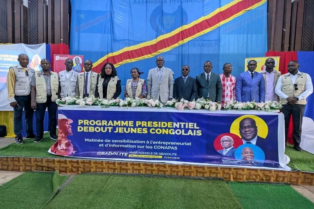 GBADOLITE : 1700 JEUNES DÉFIENT LES PRONOSTICS, L’ANADEC LANCE LE CONAPAS DANS LE NORD-UBANGI