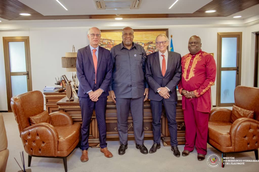 RDC – ÉNERGIE : Le Ministre Aimé SAKOMBI MOLENDO attire deux géants mondiaux pour la centrale des Portes de l&rsquo;Enfer (132 MW) à Kongolo