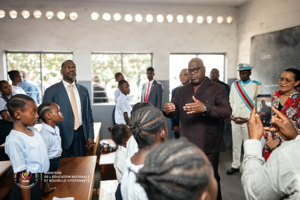 Rentrée scolaire 2026-2027 : Félix Tshisekedi en immersion dans les écoles de Kinshasa Pour la rentrée scolaire 2026-2027