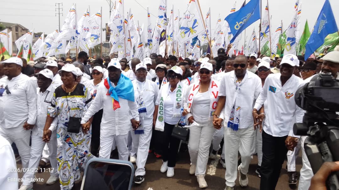 Marche de l&rsquo;UDPS / Union sacrée : l&rsquo;absence remarquée de l&rsquo;UNC, du MLC et de l&rsquo;AFDC-A a suscité des interrogations, incitant Kabuya à clarifier sa situation