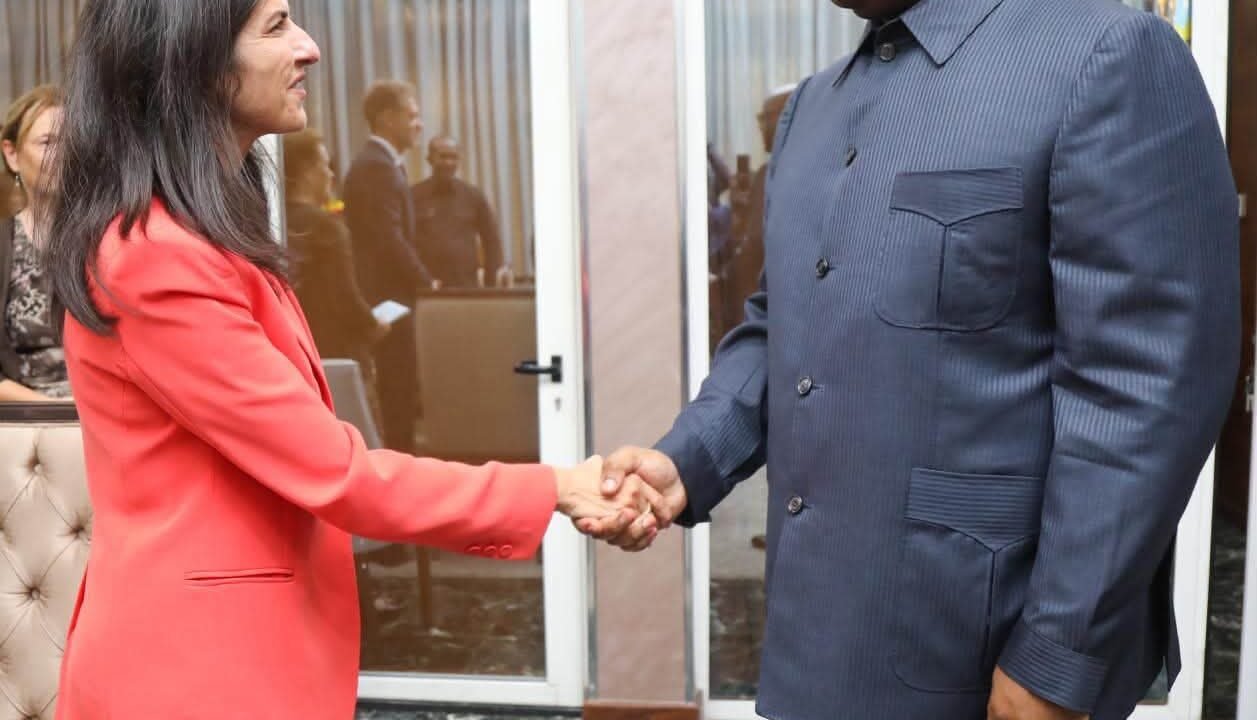 RDC-Allemagne : Félix Tshisekedi reçoit la ministre Serap Güler à la Cité de l’Union africaine