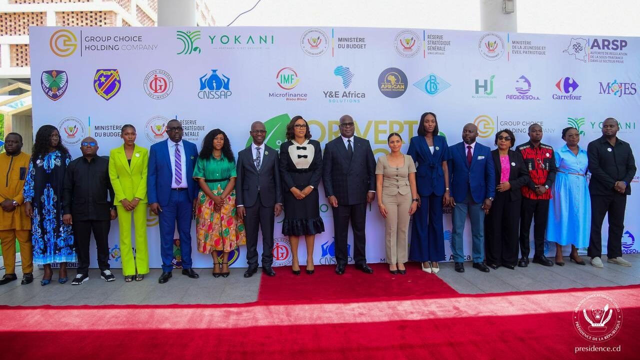 RDC : Félix Tshisekedi et la Première Dame donnent le coup d&rsquo;envoi de la foire agricole « Or Vert du Congo »