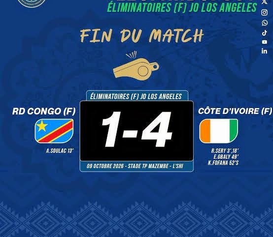 Léopards dames : humiliées à Lubumbashi par la Côte d&rsquo;Ivoire, les filles de la RDC sonnent la charge pour le football féminin