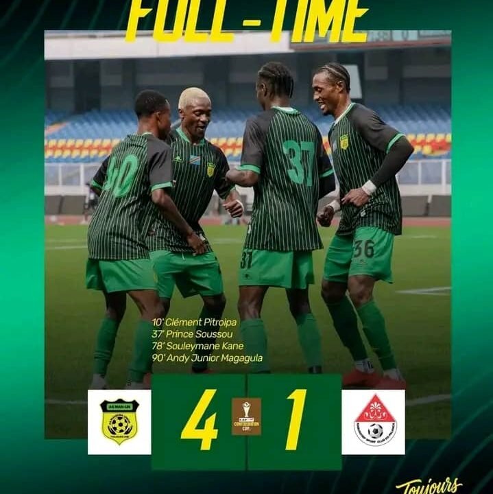 Coupe de la CAF : bis repetita, Maniema Union écrase Kabuscorp et valide ses ambitions continentales